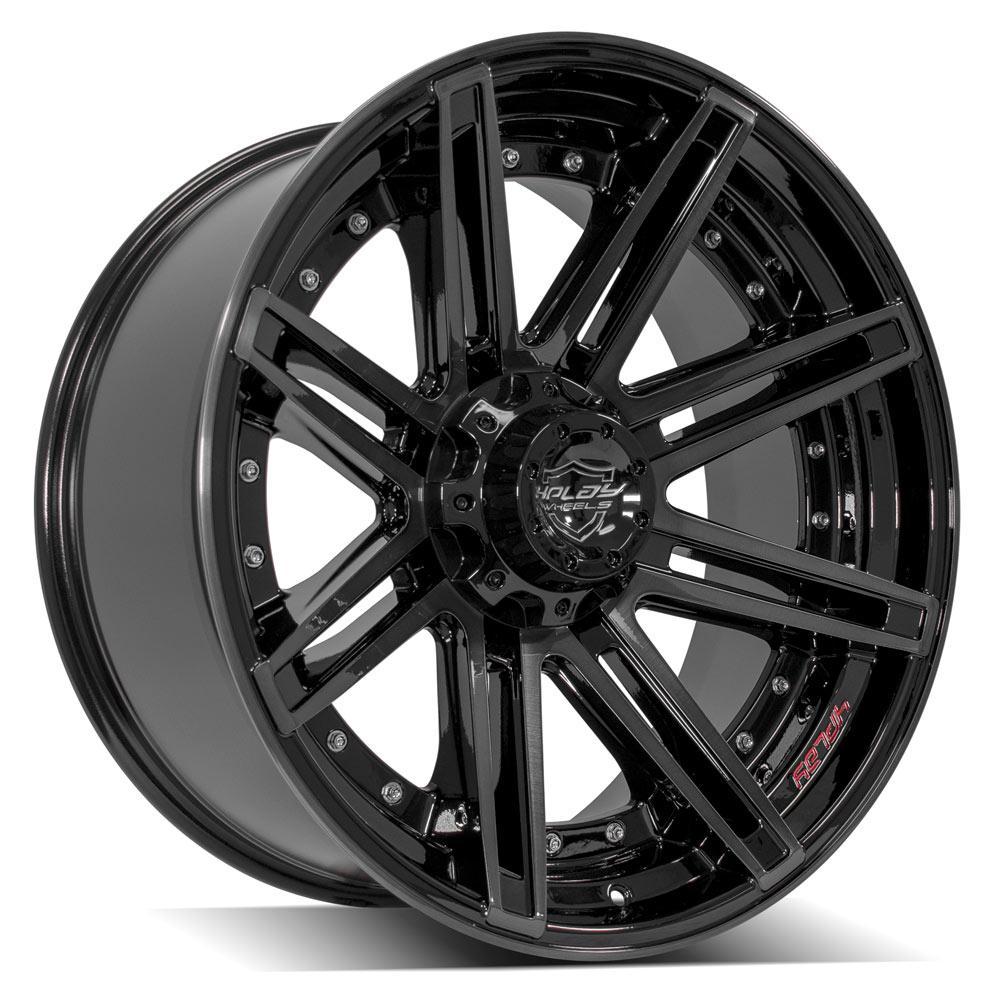 4PLAY Aluminum Wheel (1988-2023 Lexus, Lincoln, Nissan, Ram, Toyota, Cadillac, Chevrolet, Ford, GMC, Hummer, INFINITI Fitment) - 4P08-22100-6D55-18BBT