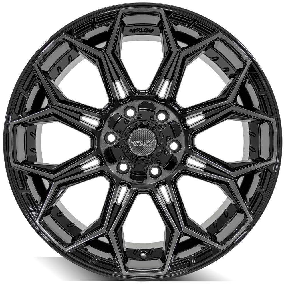 4PLAY Aluminum Wheel (1988-2023 Nissan, Ram, Toyota, Cadillac, Chevrolet, Ford, GMC, Hummer, INFINITI, Lexus, Lincoln Fitment) - 4P83-20100-6D55-18BBT