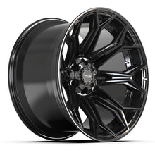 4PLAY Gen3 4P83 22x12 6x5.5 & 6x135mm -44et in Gloss Black - 4P83-22120-6D55-44B