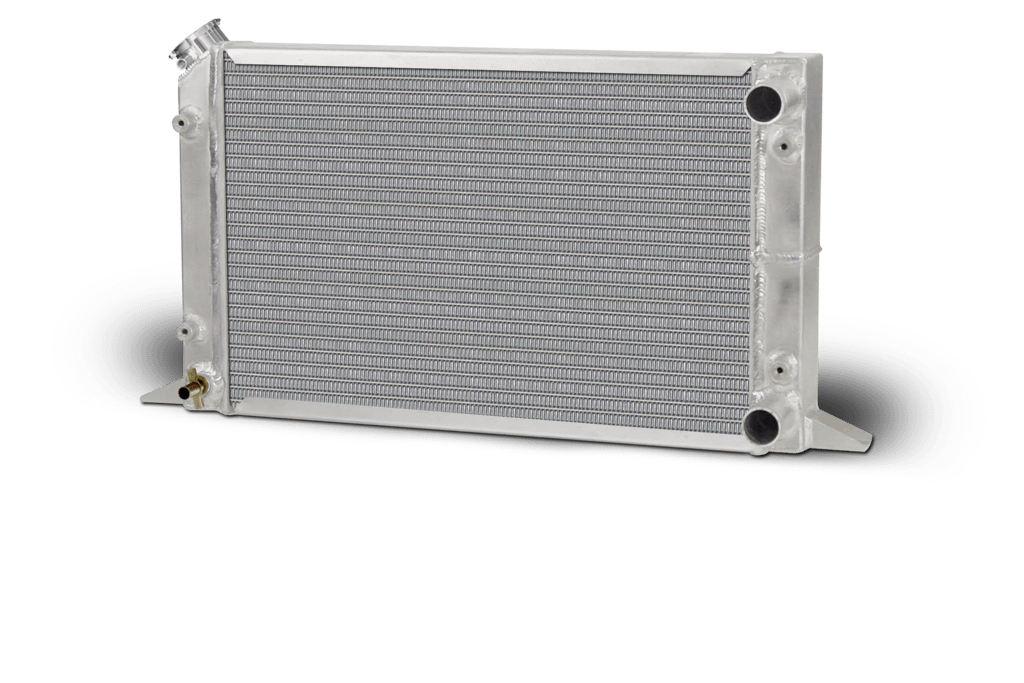 AFCO Lightweight Single Row Sirocco Radiator-RH Double Pass w/filler top left 1.25" in /1.25" Outlet AFCO - 80104LWNA