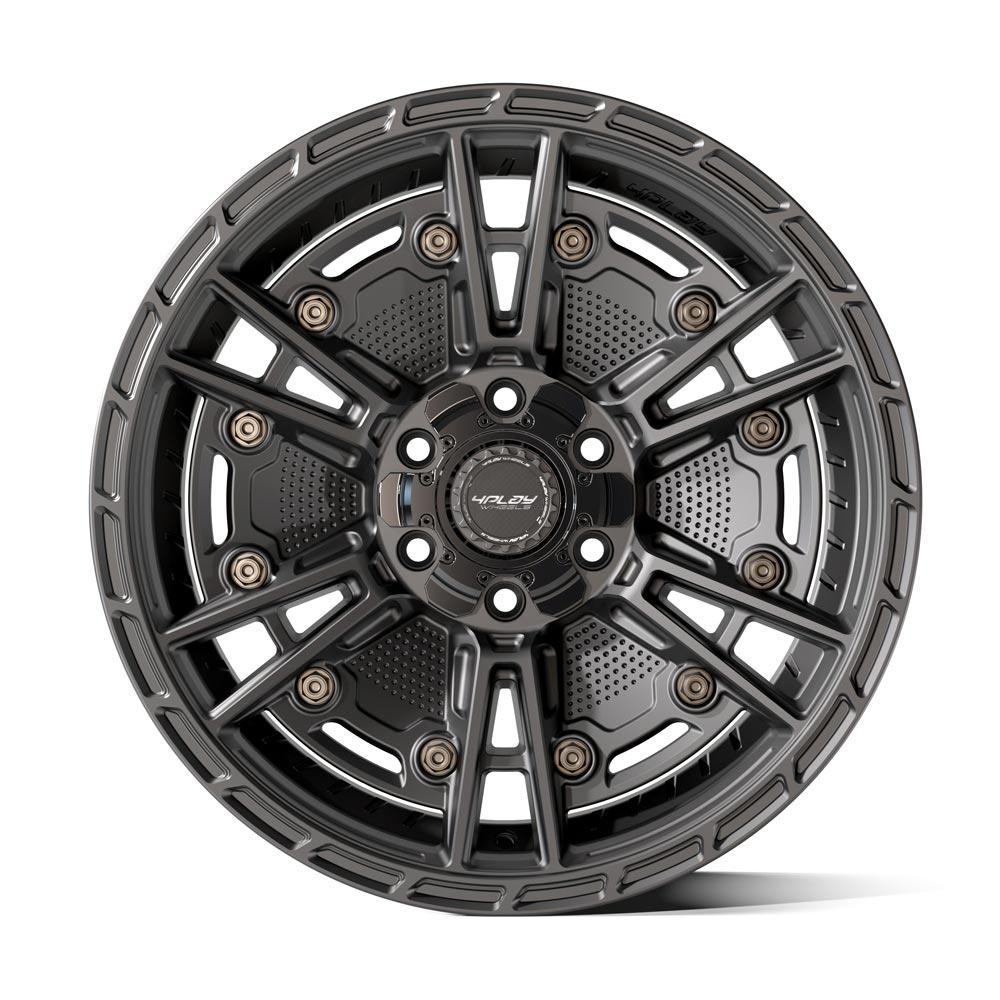 4PLAY Sport2.0 4Ps01 17X9 6X135Mm  6X5.5" -6Et In Matte Black (1988-2023 Cadillac, Chevrolet, Ford, GMC, Hummer, INFINITI, Lexus, Lincoln, Nissan, Toyota Fitment) - 4PS01-17090-6D55-6B1
