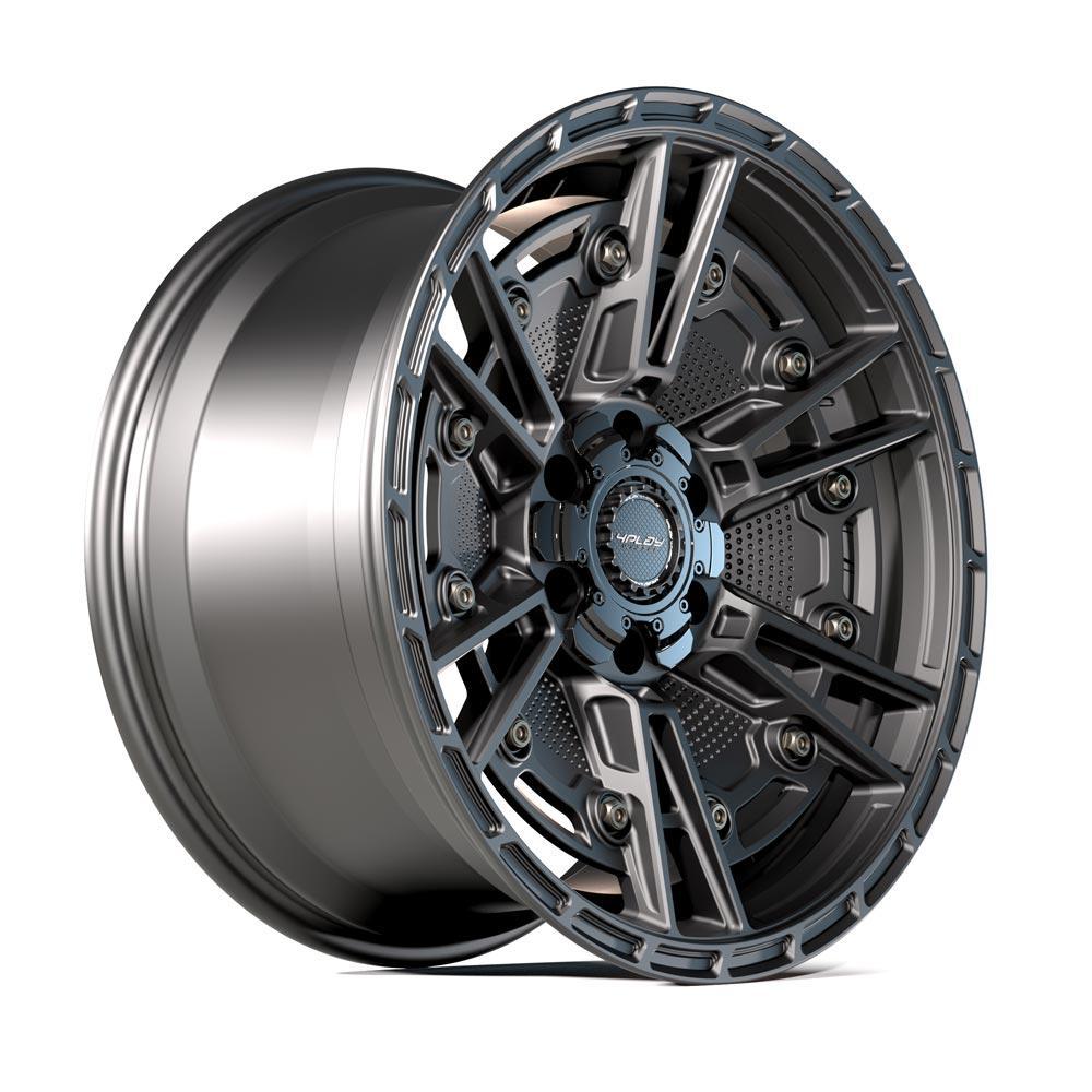 4PLAY Sport2.0 4Ps01 17X9 6X135Mm  6X5.5" -6Et In Matte Black (1988-2023 Cadillac, Chevrolet, Ford, GMC, Hummer, INFINITI, Lexus, Lincoln, Nissan, Toyota Fitment) - 4PS01-17090-6D55-6B1