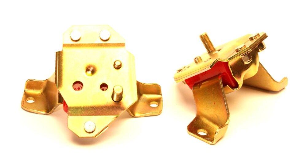 Energy Suspension 4.1122R 84-95 Mustang 5.0L Urethane Motor Mounts (Red)