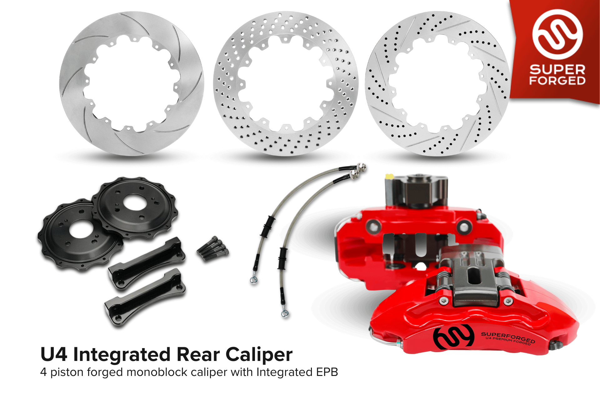 SuperForged Rear High Performance Big Brake Kit (2020-2025 Explorer ST)