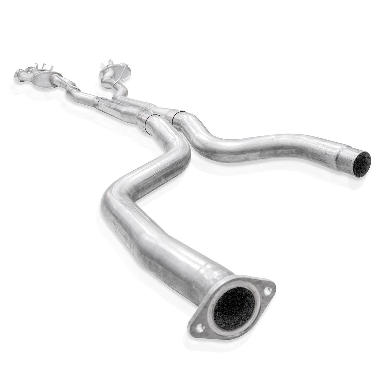 Stainless Works 304SS Catback - Black Chrome 4.5" Slash-Cut Exhaust Tips (2022-2025 Cadillac CT5-V Blackwing) - CT5V22CB-BC