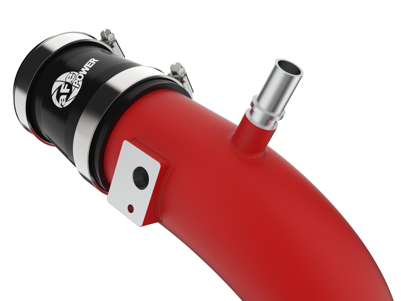AFE BladeRunner Aluminum Hot and Cold Charge Pipe Kit Red (2022-2025 Bronco Raptor / 2025+ Ranger Raptor) - 46-20754-R