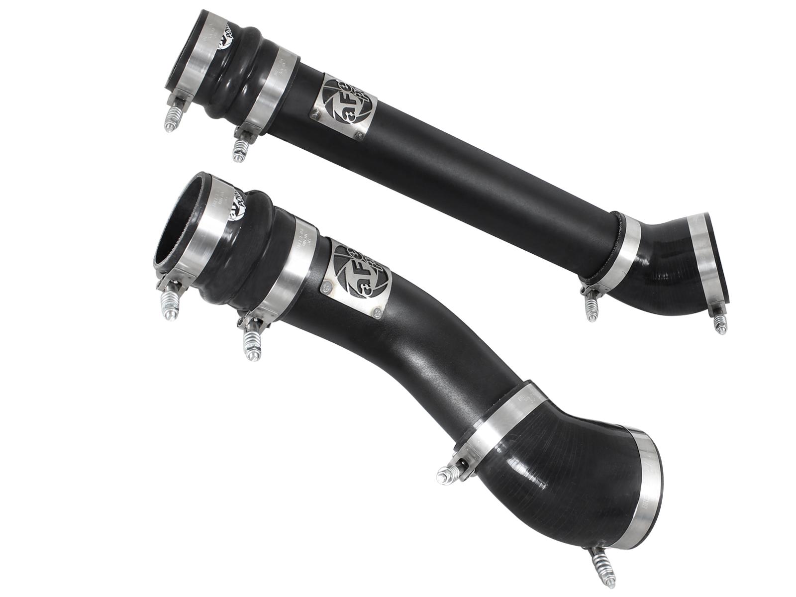 AFE BladeRunner 3 IN Aluminum Hot and Cold Charge Pipe Kit Black (1994-2002 Ram 2500, Ram 3500) - 46-20064-B