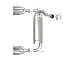 AFE Axle-Back Exhaust System (2007-2018 Jeep Wrangler V6-3.6/3.8L) - 49-48086-P