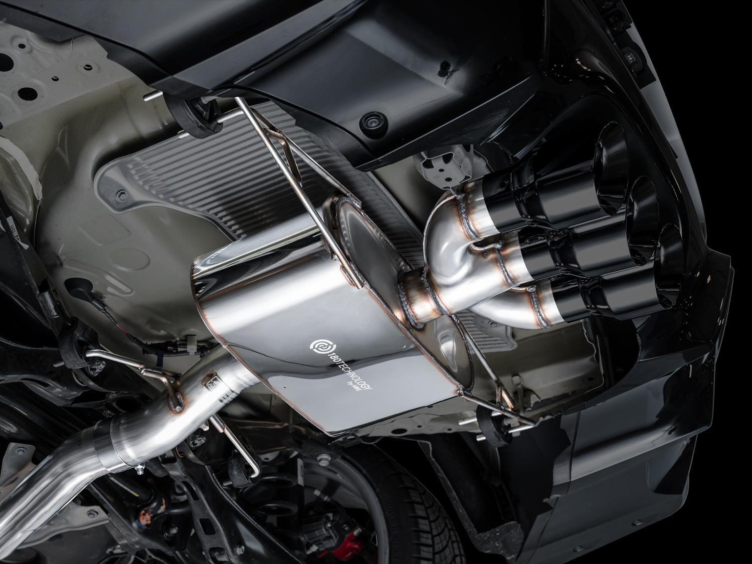 AWE Touring Edition Exhaust for DE5 Integra Type-S - Triple Diamond Black Tips - 3015-53335