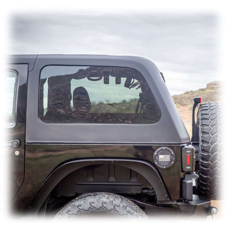 Turn Offroad 07-18 Jeep JK 2 Door Fastback Hardtop 2-Piece White