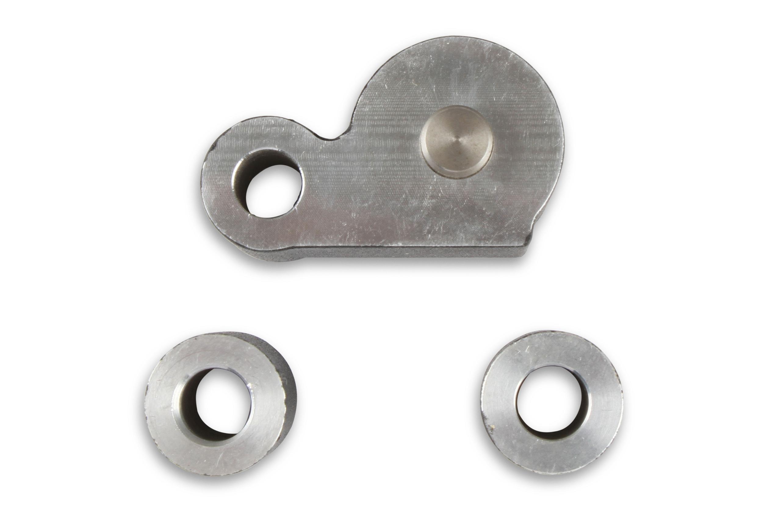 Holley BRACKET Spacer Kit LT4 Power Steering Add-on Kits-Black.  - 97-262BK