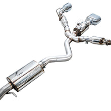 AWE Touring Edition Exhaust - Chrome Silver Tips (2022+ GR Corolla) - 3015-33254