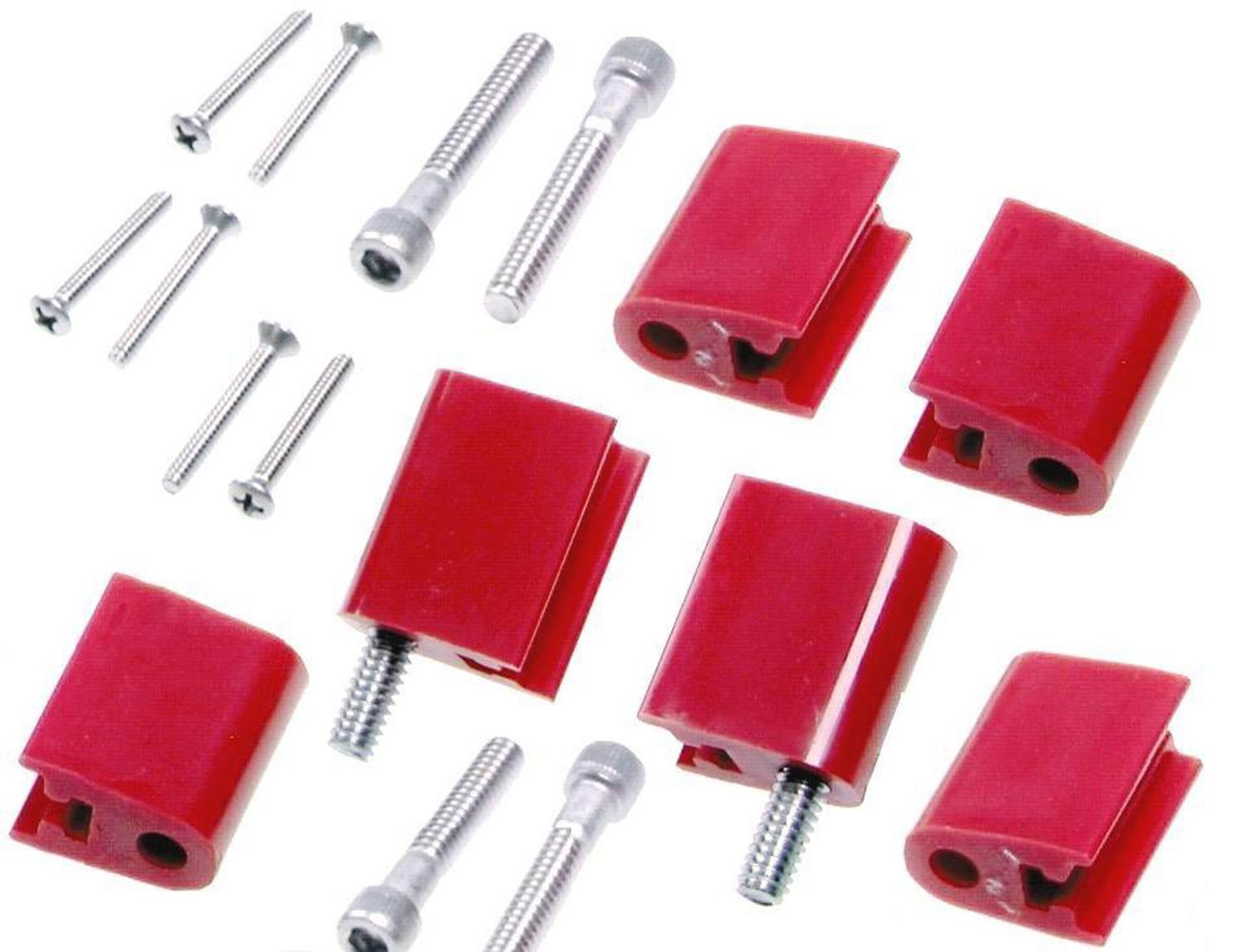 TAYLOR CABLE Bracket, vertical red - 42726