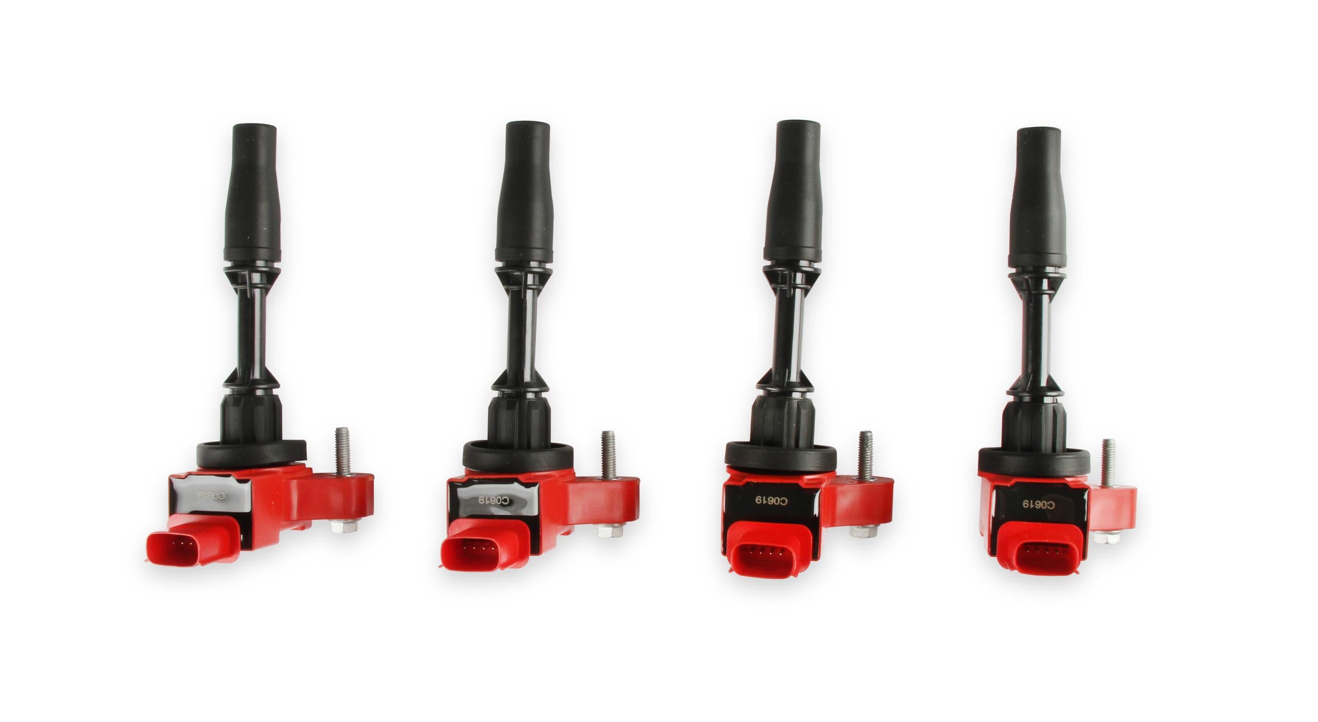 Blaster Ignition Coils, 2013-2020 GM 4-cylinder Engines, Red, 4-Pack.  - 82384