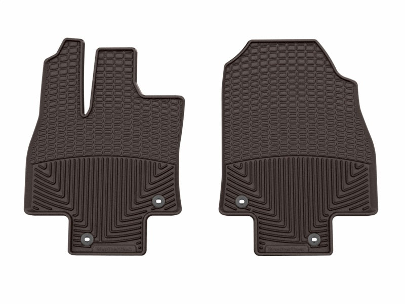 WeatherTech 24-25 Lexus TX 1st Row Front All-Weather Floor Mats - Cocoa