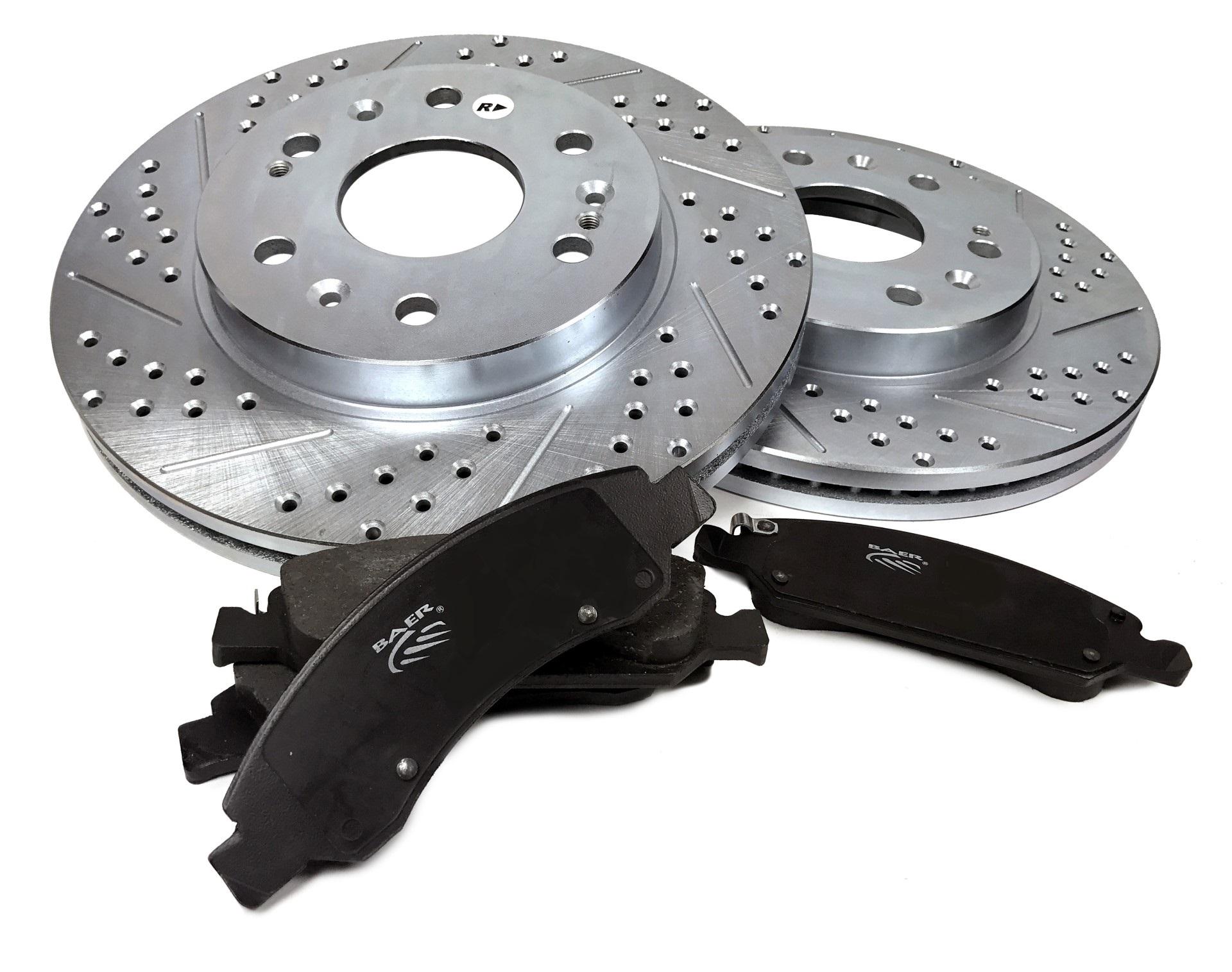 Baer Claw Rotor and Pad Combo Kit (2005-2013 Corvette) - 55101-0731