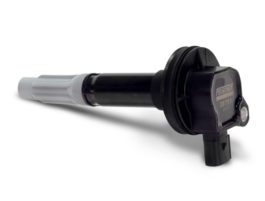 Pertronix Flame-Thrower Coil-On-Plug; Ford Modular Coyote 5.0L 2011-16 Single Coil; Optimized Coil Design For 15 Percent More Spark Energy; Direct OEM Replacement Ford Dg542/Br3Z12029A - 30751