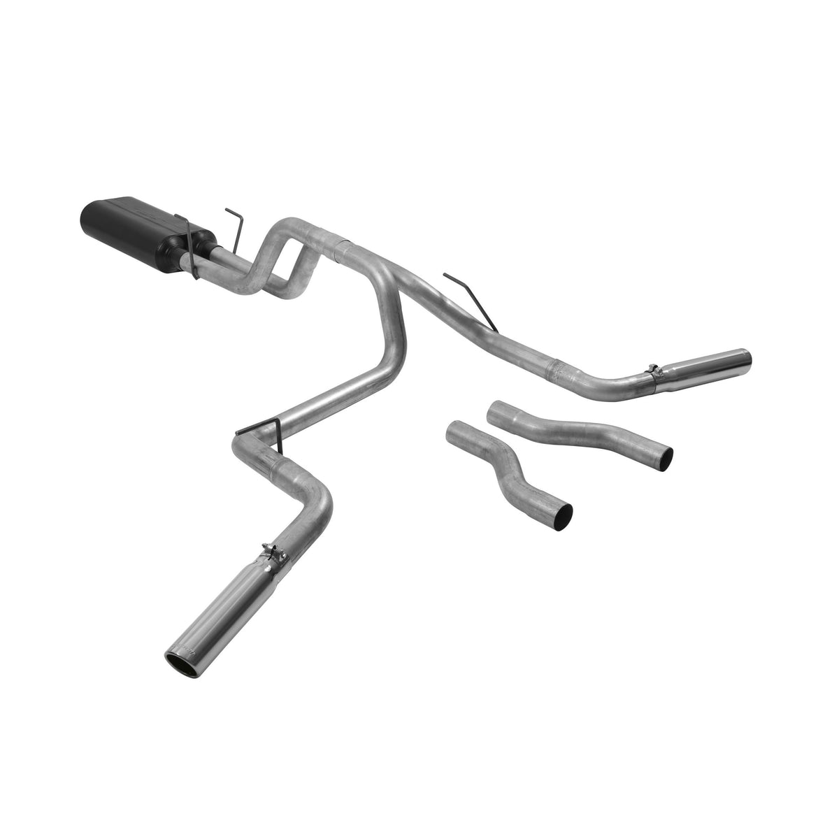 Flowmaster Cat-back System - Dual Rear/Side Exit - American Thunder - Moderate Sound
