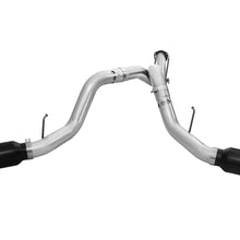 AFE ATLAS 4 IN Aluminized Steel DPF-Back Exhaust System w/Black Tip (2011-2014 F-250 Super Duty, F-350 Super Duty) - 49-03065-B