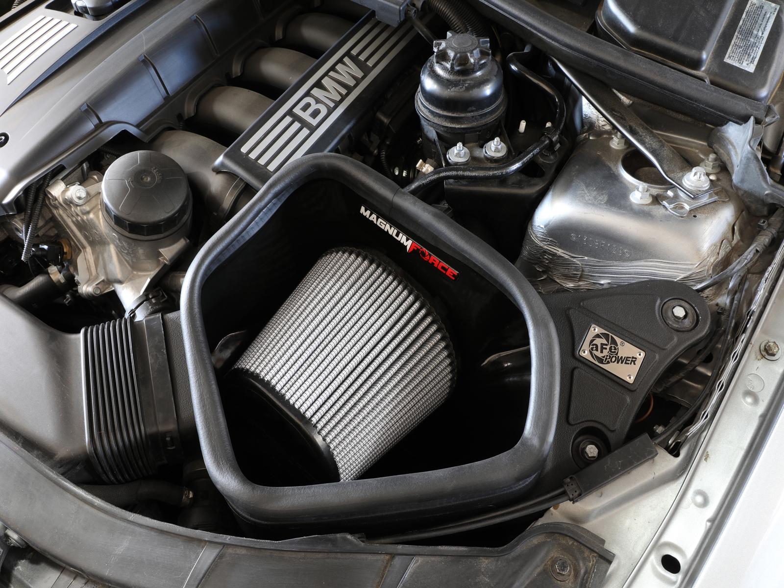AFE Magnum FORCE Stage-2 Cold Air Intake System w/ Pro DRY S Media (BMW 128i/325i/328i/330i (E82/88/90/91/92/93) 06-13 L6-3.0L N52) - 54-13053D