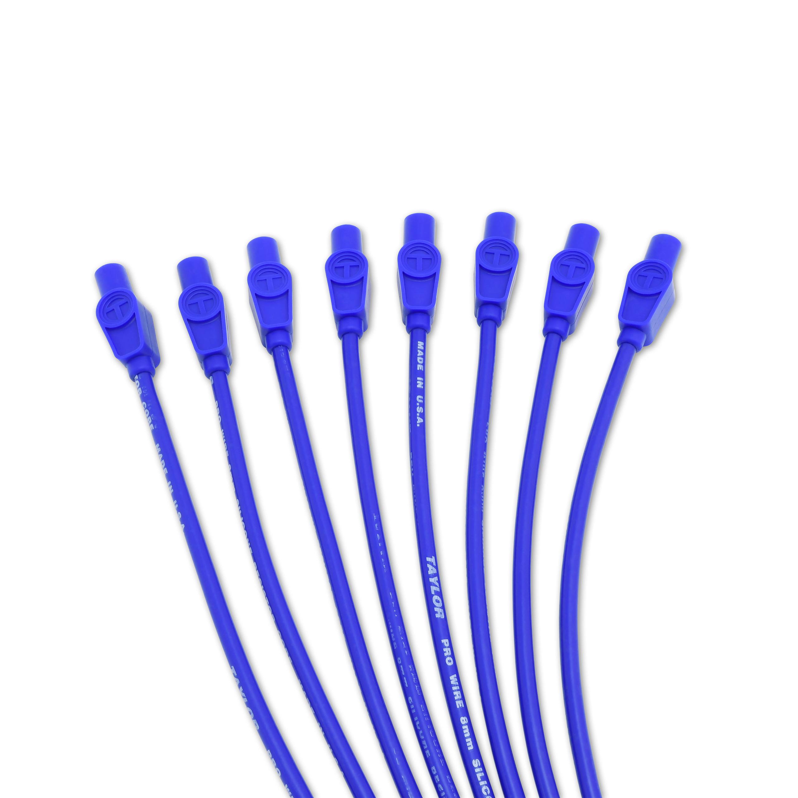 TAYLOR CABLE 8mm Pro Wire RC univ 8 cyl 180 blue - 70655