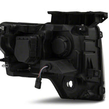 Raxiom 09-14 Ford F-150 G2 Super White LED Halo Projector Headlights- Black Housing- Clear Lens