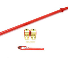 BMR SB017R 2010-2012 SS, 2010-2015 V6/Convertible 5th Gen Camaro Sway Bar Kit With Bushings, Rear, Adjustable, Hollow 25mm (Red)