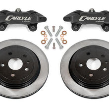 BMR Fabrication Brake Kit for 15" Conversion, Solid Rotors, Black Calipers Black (1997-2004 C5 Corvette Base) - DBK550