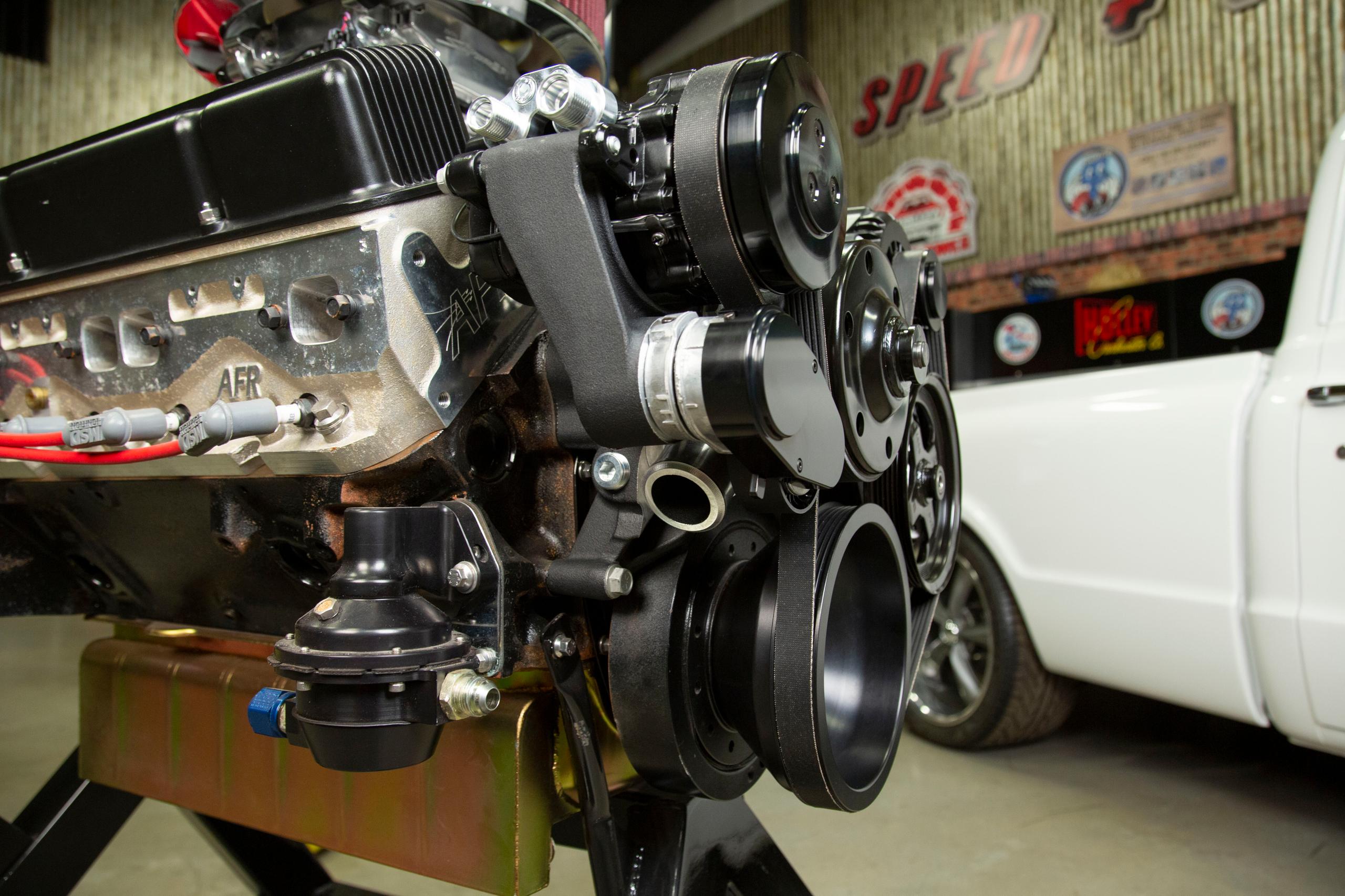 Holley Small Block Chevy Mid-Mount Complete Accessory System.  - 20-240BK