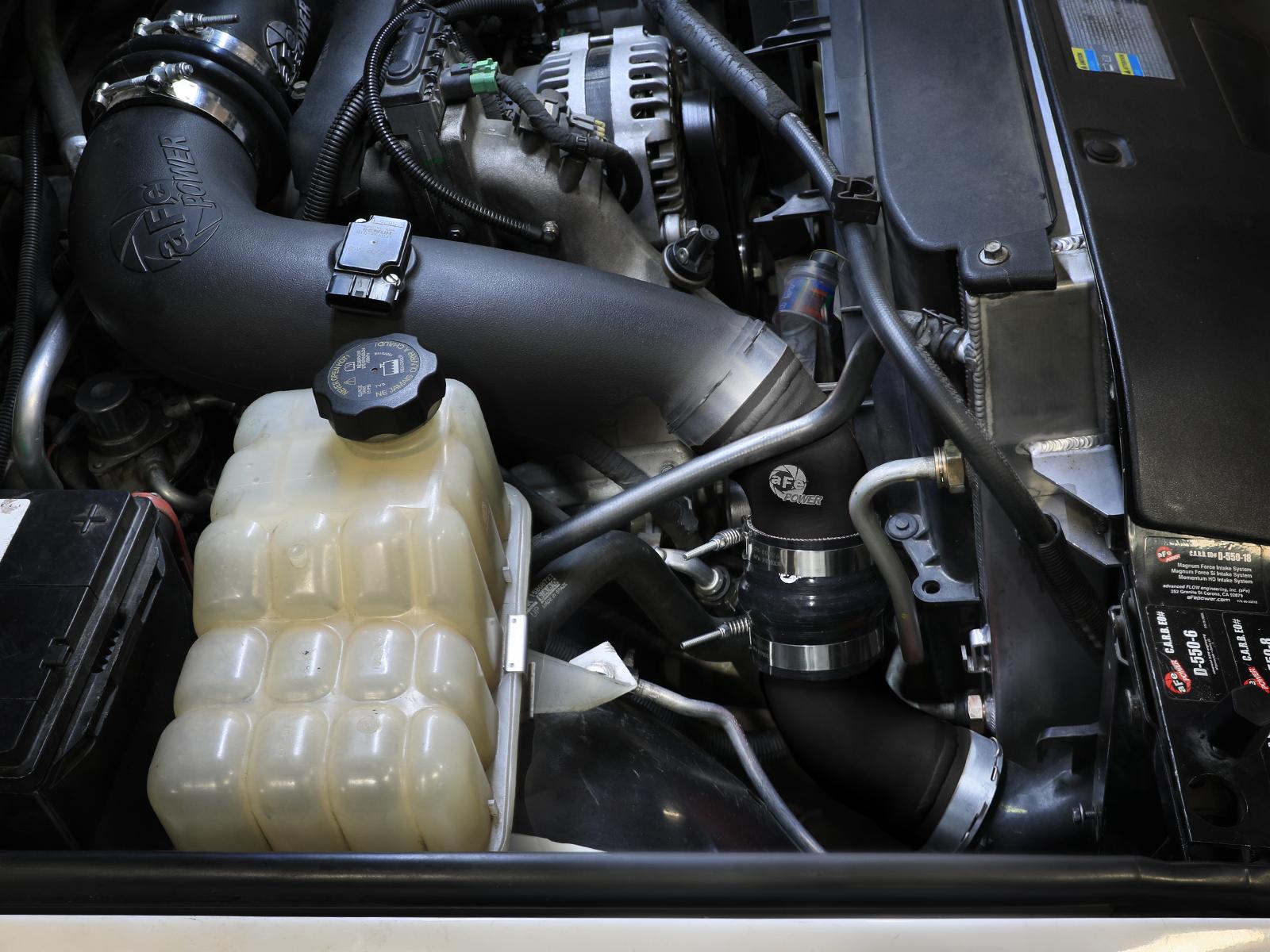 AFE BladeRunner Aluminum Hot and Cold Charge Pipe Kit Black (2006-2010 Chevrolet, GMC Fitments) - 46-20054-B