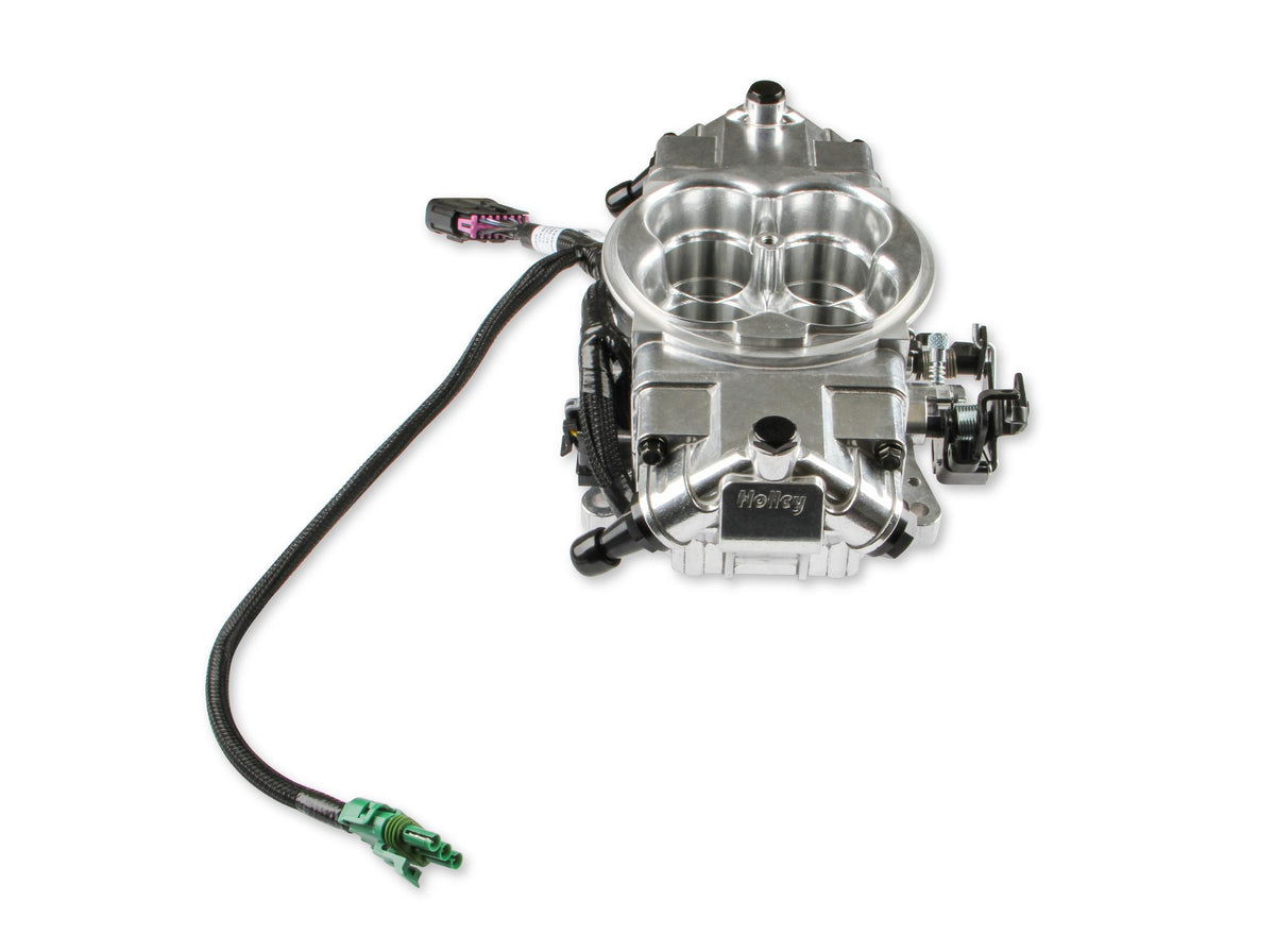 Holley Terminator X Stealth 4150 EFI system with Transmission Control POLISHED - 550-1011