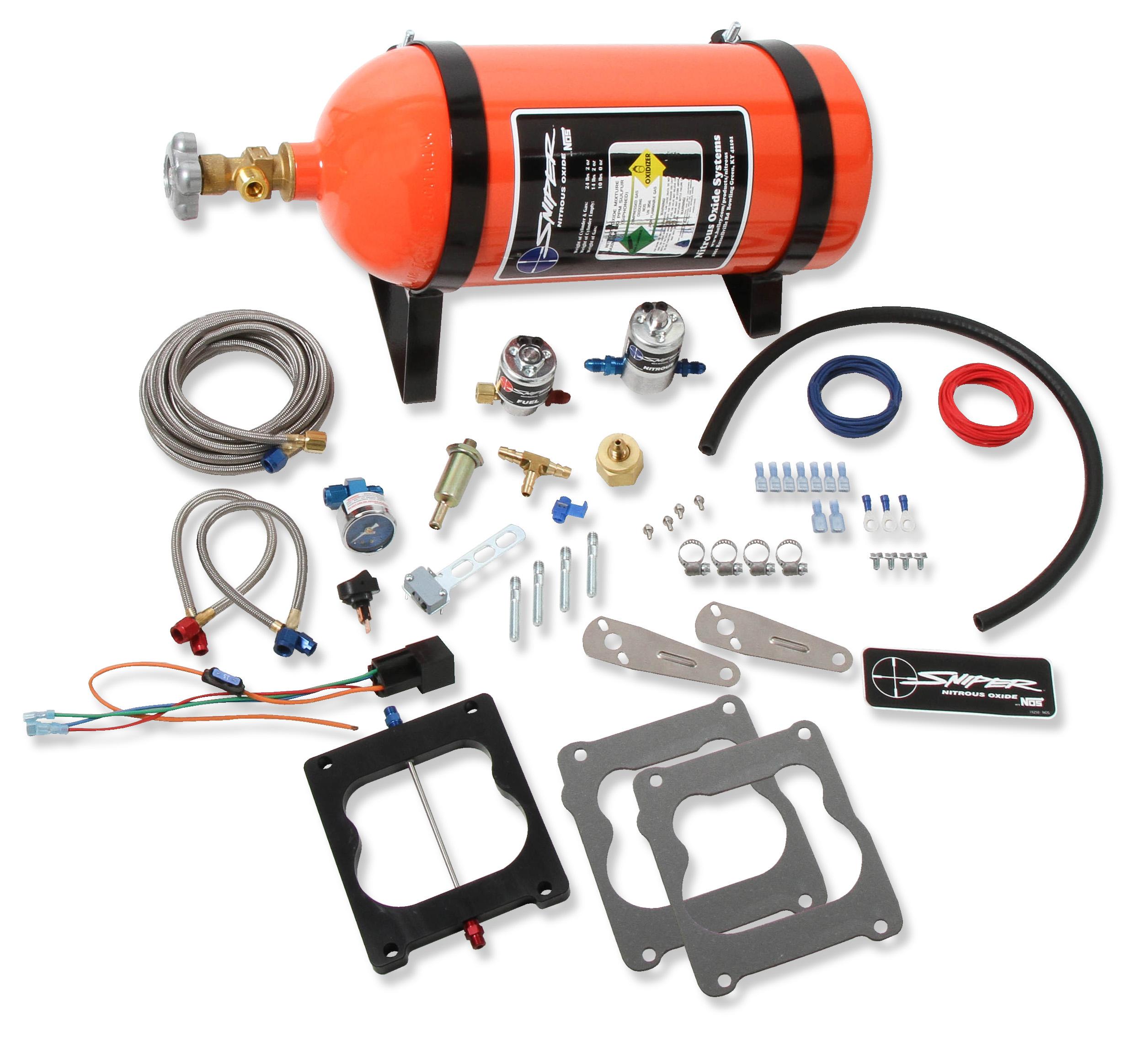 NOS  Sniper Wet Nitrous Plate Kit - Quadrajet. - 07007NOS
