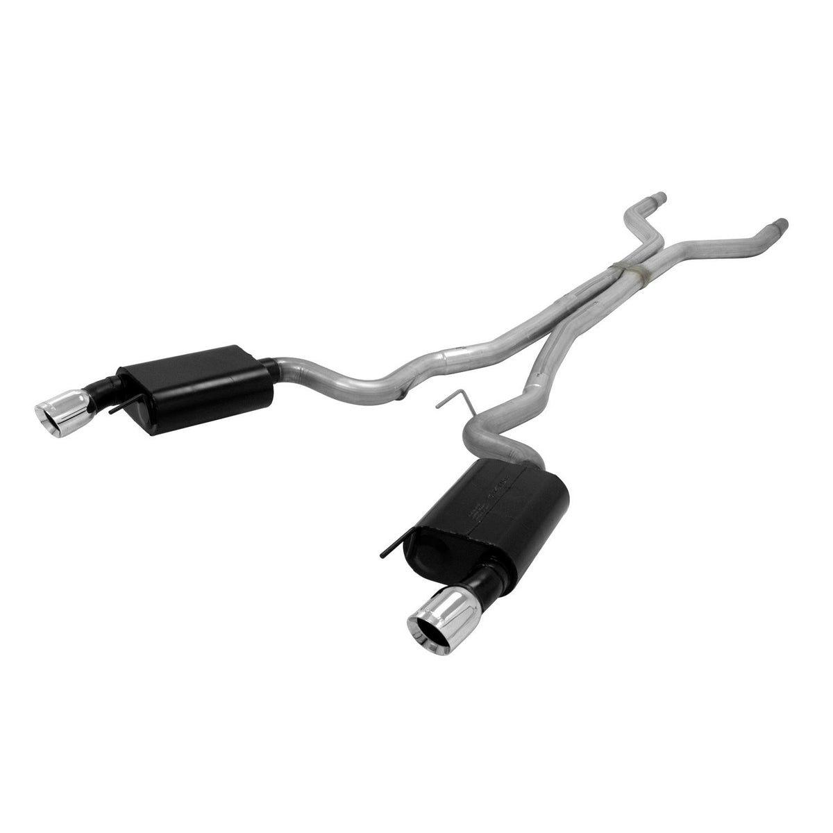 Flowmaster American Thunder Cat-Back Exhaust System w/ 4" Polished Stainless Tips (2015–2017 Mustang GT / 2026 Mustang GT Coupe Non-Active)
