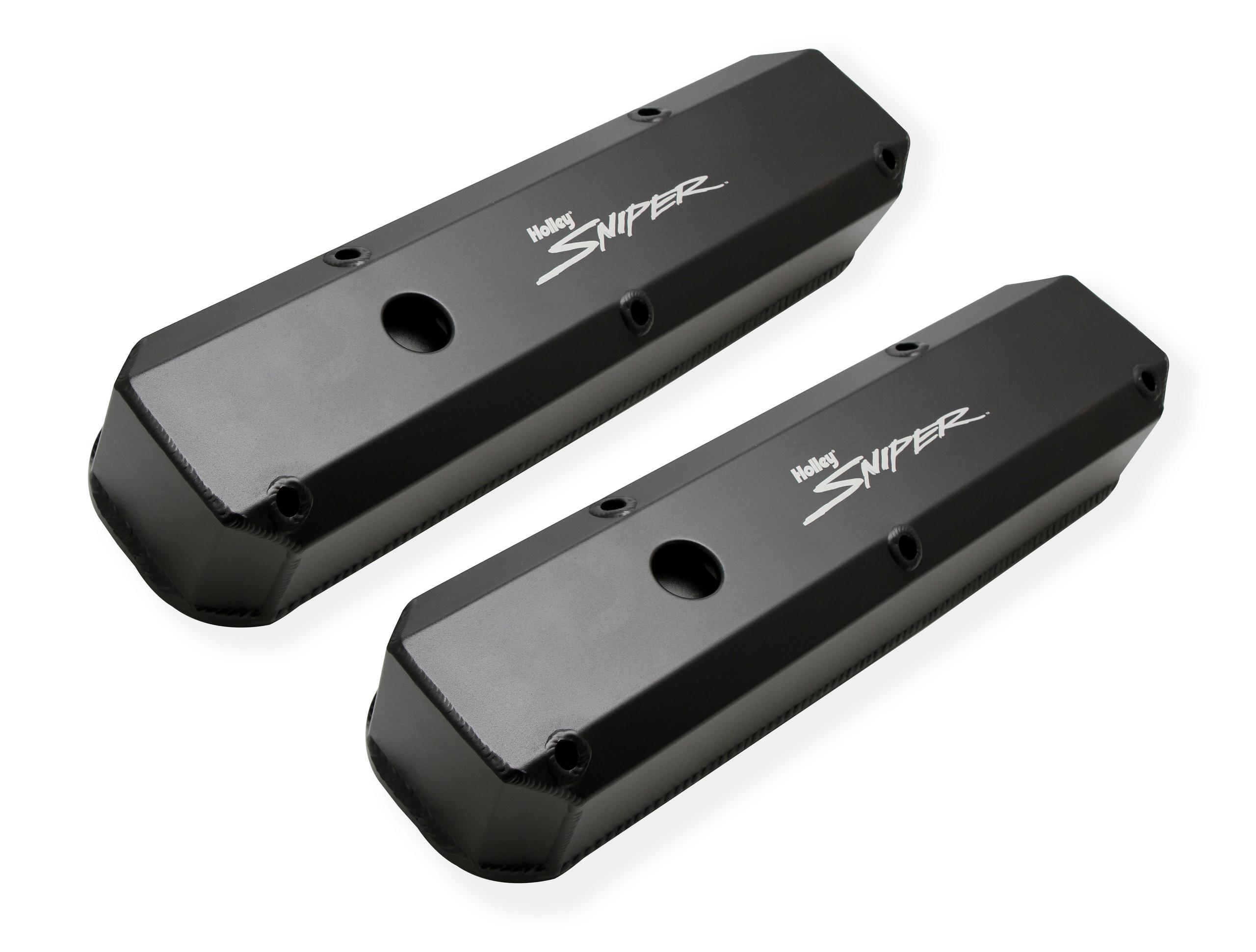 Holley Aluminum Valve Cover Set - 890003B