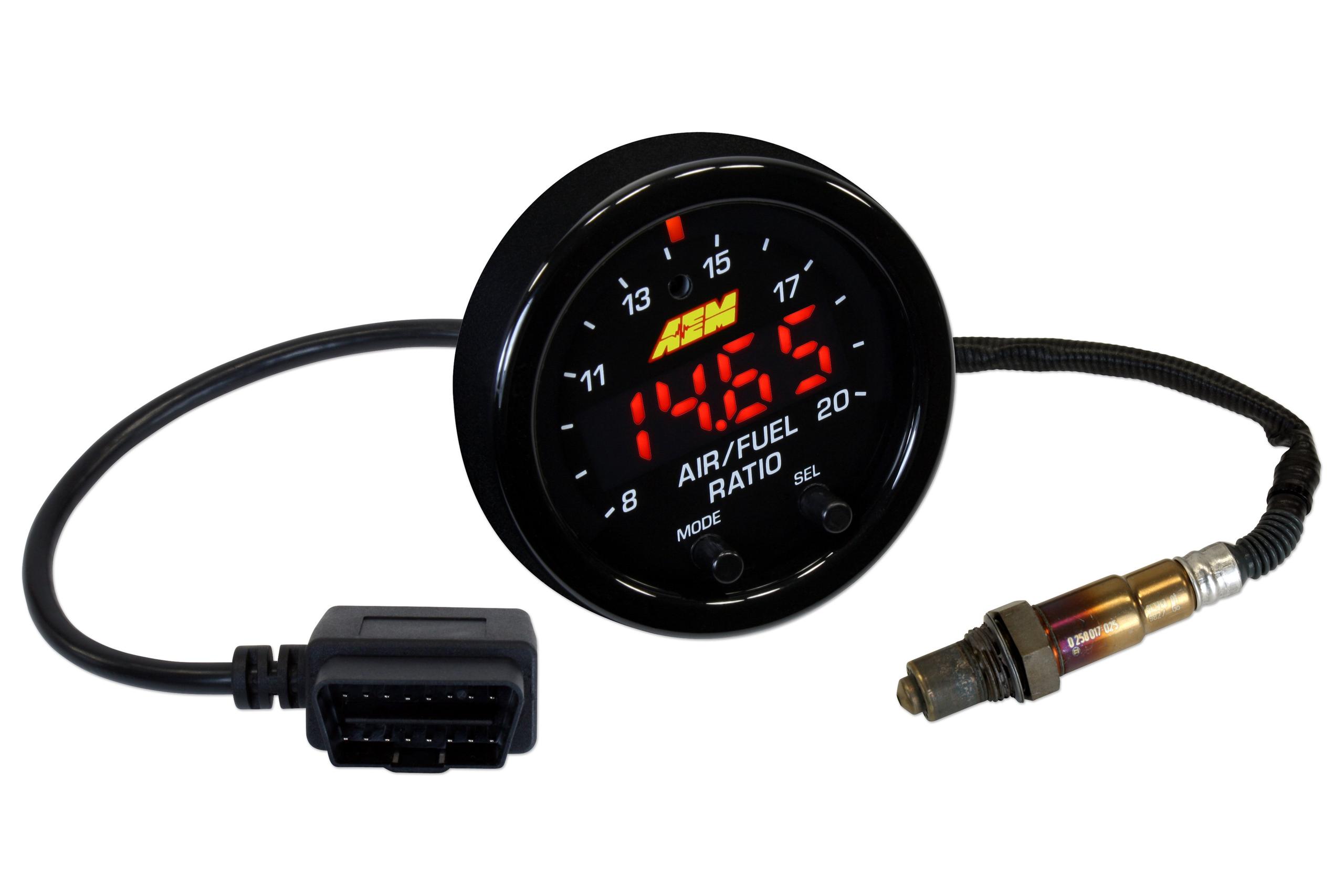 AEM X-Series OBDII Wideband AFR Controller Gauge