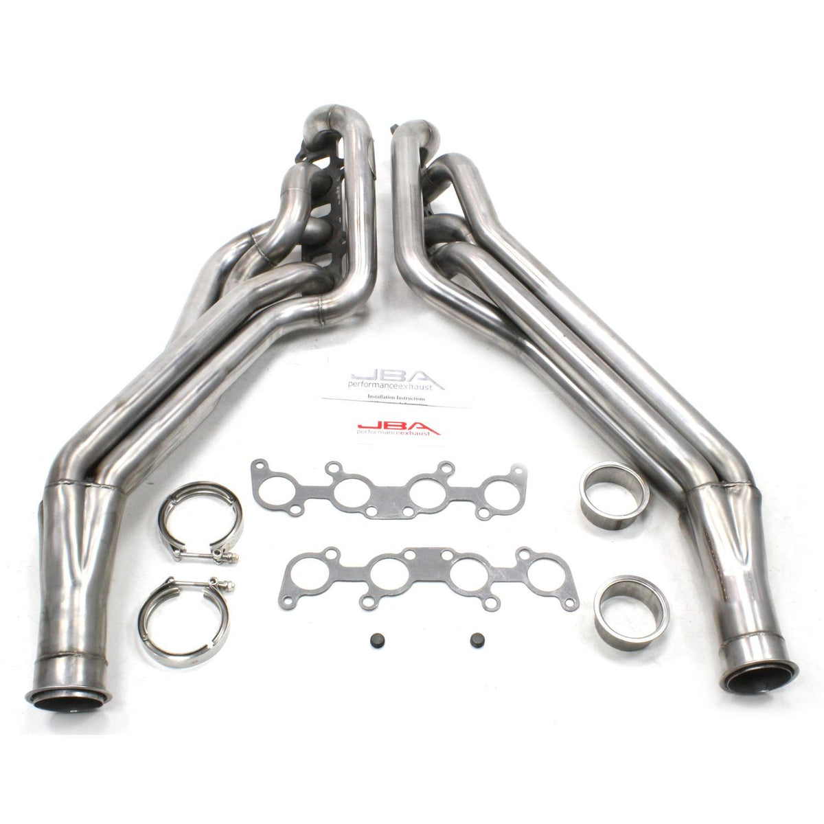JBA 2011-2014 Mustang 5.0L 1-7/8" Long Tube Headers (Bare Stainless)