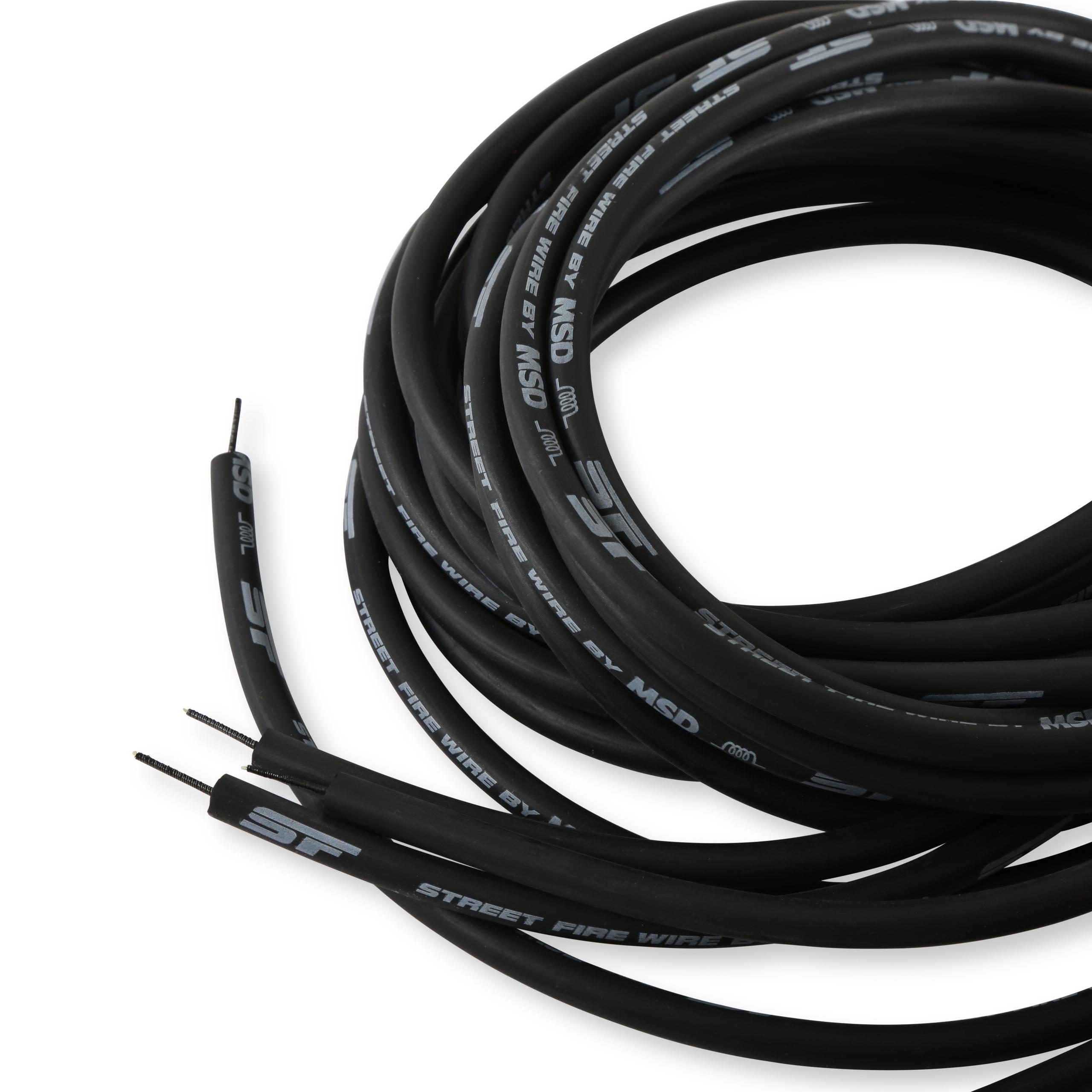 Msd 5553 Wire Set, Street Fire, 8-Cyl., 90°, Socket/Hei, Universal