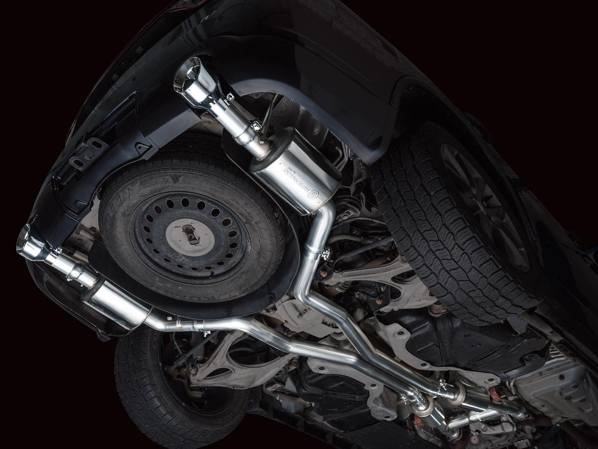 AWE Touring Edition Exhaust - Chrome Silver Tips (2011-2024 Dodge Durango 5.7L) - 3015-32575