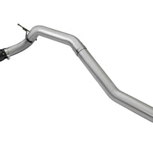 AFE Large Bore-HD 4 IN DPF-Back Stainless Steel Exhaust System w/Black Tip (2016-2019 Titan XD) - 49-46113-B