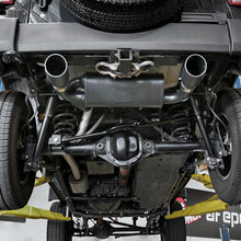 AFE Rebel Series 2-1/2 IN 409 Stainless Steel Axle-Back Exhaust System w/ Black Tips - 49-48061-B