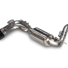 AWE Tuning BMW F3X 28i / 30i Touring Edition Axle-Back Exhaust Single Side - 80mm Black Tips - 3010-23022