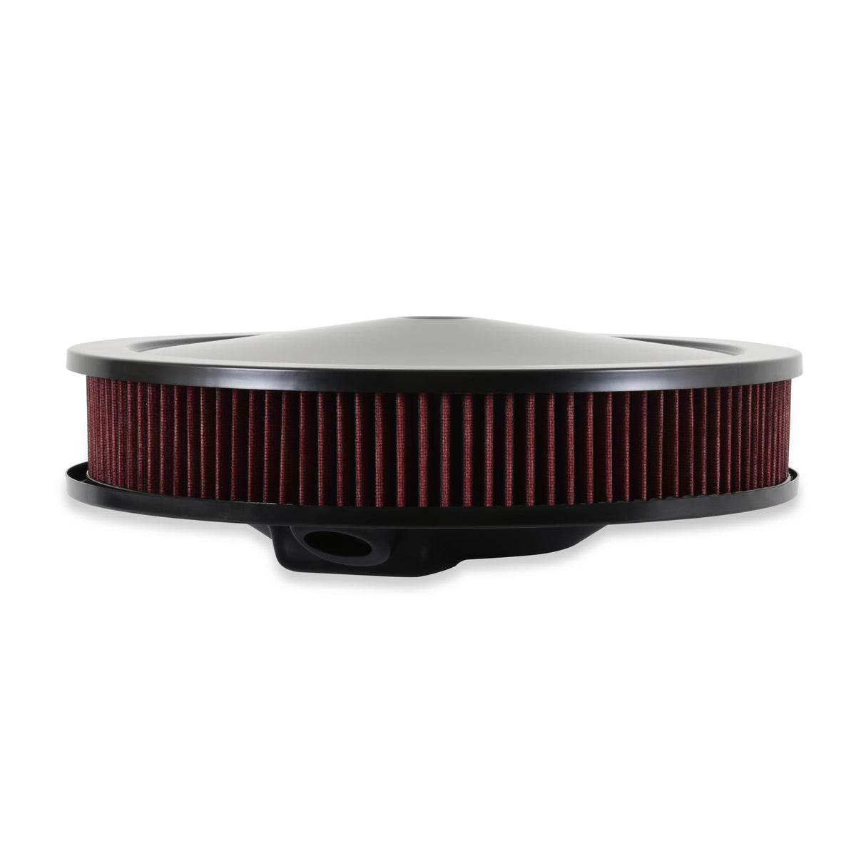 Holley RetroFilter Drive-By-Wire Air Cleaner - 16-Inch Diameter - Black - 120-501