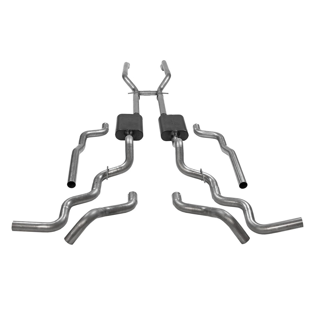 Flowmaster American Thunder Crossmember-Back Exhaust System (1967-1972 K10, K15, K1500, K20, K25/2500 4WD Trucks with V8) - 817940