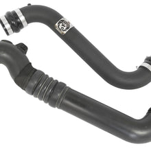 AFE BladeRunner 3 IN Aluminum Hot and Cold Charge Pipe Kit Black (2011-2016 Silverado 2500 HD, Silverado 3500 HD, Sierra 2500 HD, Sierra 3500 HD) - 46-20114-B