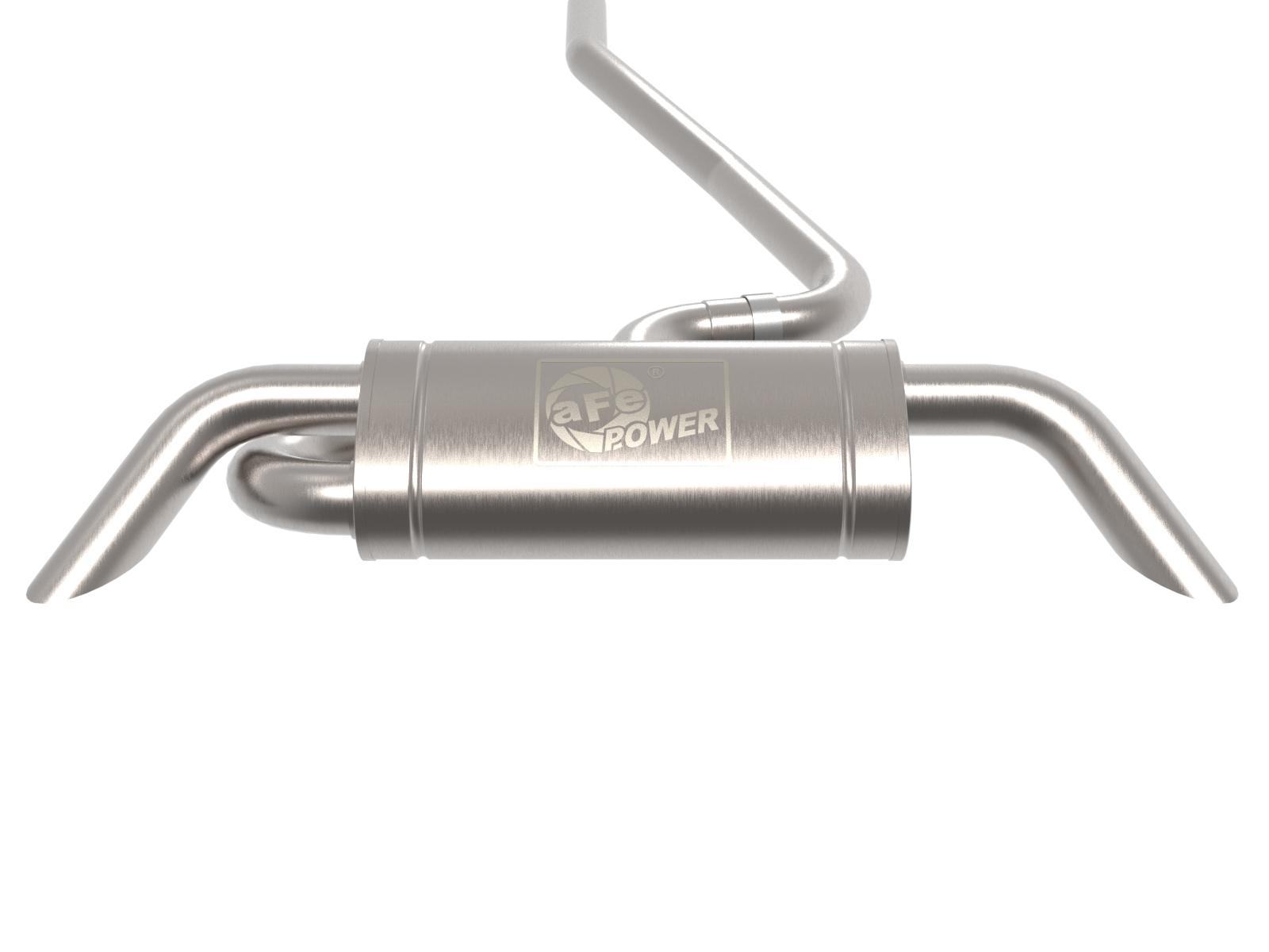aFe MACH Force-XP 2.5" 304 Stainless Steel Cat-Back Exhaust System (2018-2022 Volkswagen Tiguan L4-2.0L (t)) - 49-36449