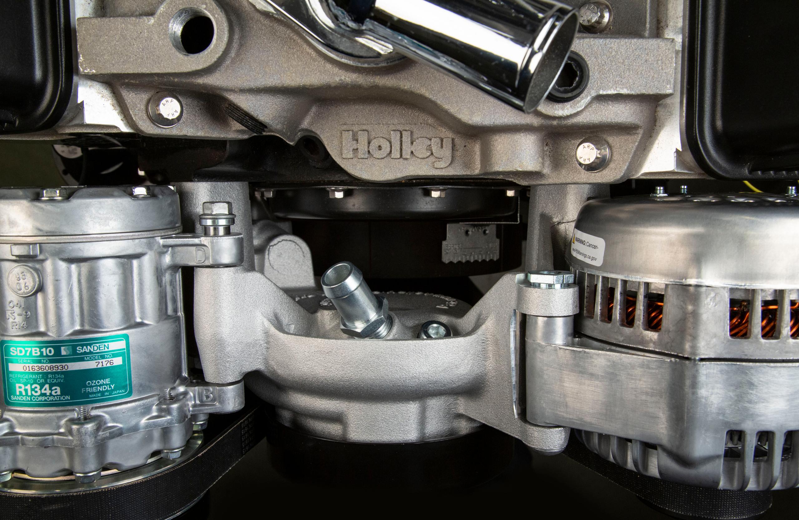 Holley Small Block Chevy Mid-Mount Complete Accessory System.  - 20-240