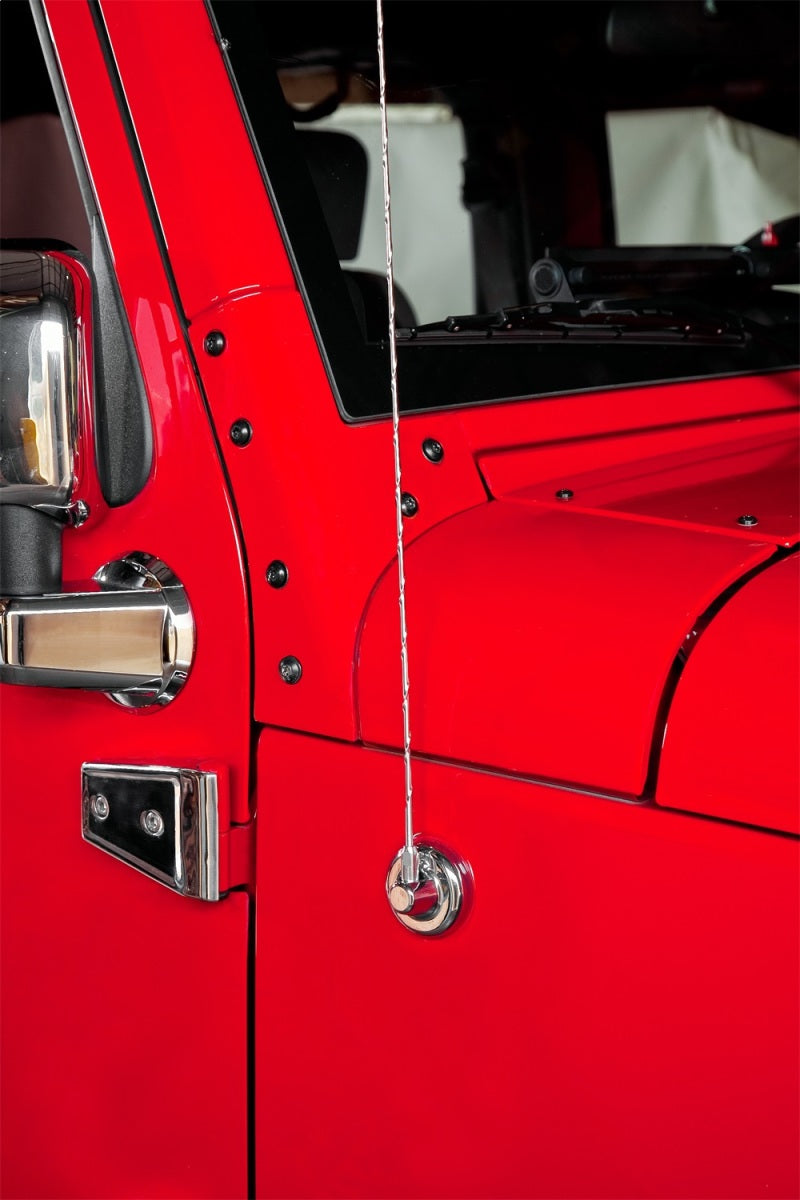 Rugged Ridge This Chrome Antenna Base Cover From Rugged Ridge Fits 07-18 Jeep Wrangler - 13311.26