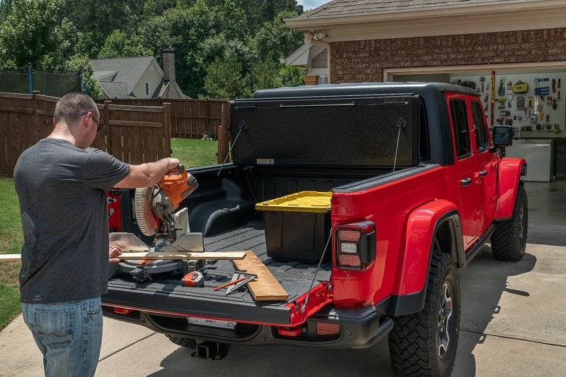 Rugged Ridge Armis Hard Folding With Line-X Bed Cover 20-21 Jeep Gladiator Jt - 13550.24