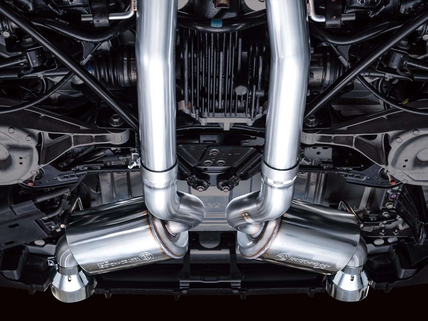 AWE Touring Edition for Nissan Z - Chrome Tips - 3015-32400