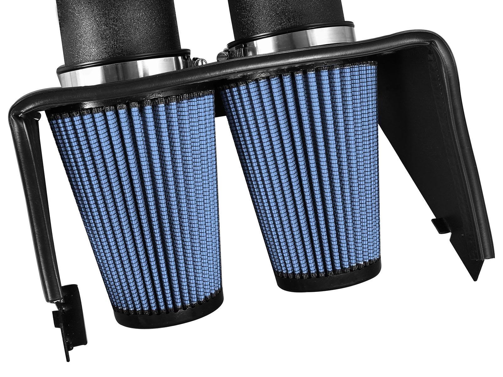 AFE Magnum FORCE Stage-2 Cold Air Intake System w/ Pro 5R Media (Ford F-150 15-25 V6-2.7L / 15-16 V6-3.5L TT) - 54-12642-1B